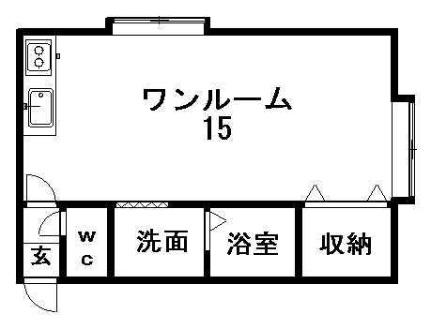 サンホームマンションＮｏ．17 0205 ｜ 北海道札幌市清田区清田二条２丁目（賃貸アパート1R・2階・27.95㎡） その2