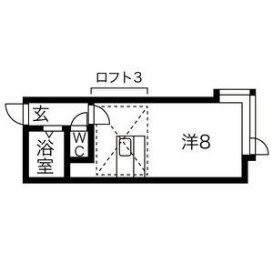 リフュージオ平岸 201｜北海道札幌市豊平区平岸五条１３丁目(賃貸アパート1R・2階・23.90㎡)の写真 その2