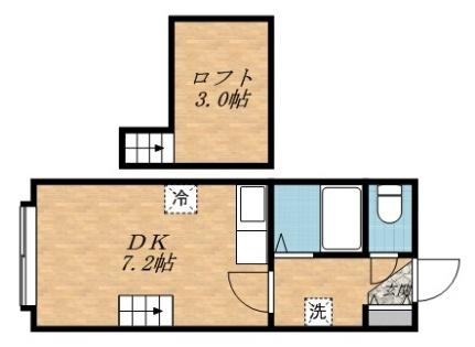 サザンコート美園 107｜北海道札幌市豊平区美園一条８丁目(賃貸アパート1K・1階・24.30㎡)の写真 その2