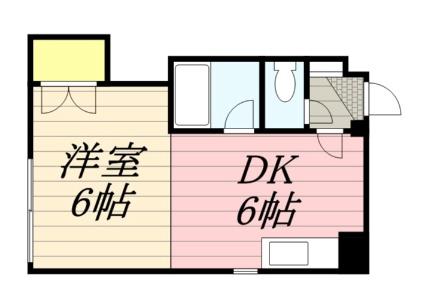 北海道札幌市豊平区中の島二条２丁目(賃貸マンション1DK・4階・25.50㎡)の写真 その2