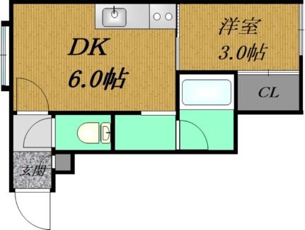 スプリーム豊平弐番館 203｜北海道札幌市豊平区豊平四条７丁目(賃貸アパート1DK・3階・23.00㎡)の写真 その2