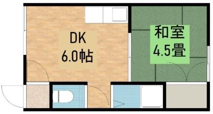 コーポ八大 005｜北海道札幌市豊平区月寒東二条６丁目(賃貸アパート1DK・2階・22.32㎡)の写真 その2