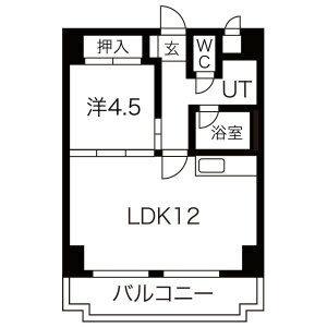 さんぱちＢＬＤＩＩ 1102｜北海道札幌市豊平区豊平四条３丁目(賃貸マンション1LDK・11階・41.04㎡)の写真 その2