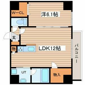 ＬＵＣＹ　ＨＯＵＳＥ　II 505｜北海道札幌市豊平区中の島一条４丁目(賃貸マンション1LDK・5階・43.70㎡)の写真 その2
