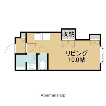 シティマンション 201｜北海道函館市新川町(賃貸アパート1R・3階・23.19㎡)の写真 その2