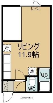 エール梁川 203｜北海道函館市梁川町(賃貸マンション1R・2階・20.00㎡)の写真 その2