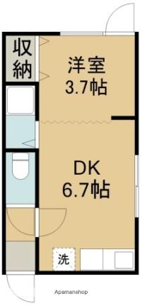 ハイツサンロード 103｜北海道函館市亀田港町(賃貸アパート1DK・1階・23.14㎡)の写真 その2