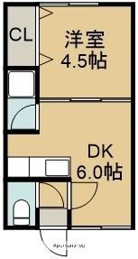 さくらマンション 2階中｜北海道函館市昭和２丁目(賃貸アパート1DK・2階・23.14㎡)の写真 その2