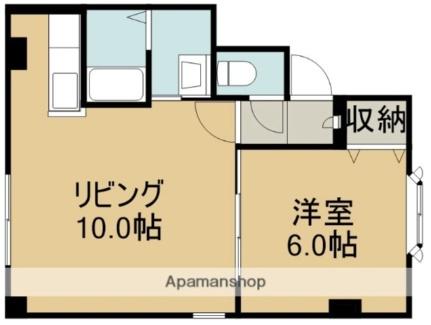 パークサイドＡ 101｜北海道函館市五稜郭町(賃貸マンション1LDK・1階・38.00㎡)の写真 その2