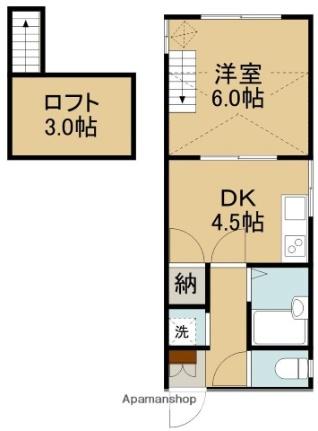 ハイツヒロV 107｜北海道函館市人見町(賃貸アパート1DK・1階・25.61㎡)の写真 その2