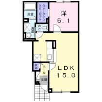 ジュネス高丘 103 ｜ 北海道函館市高丘町（賃貸アパート1LDK・1階・48.61㎡） その2