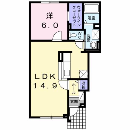 メゾンＫＴ　10号館 101｜北海道函館市湯川町３丁目(賃貸アパート1LDK・1階・48.19㎡)の写真 その2