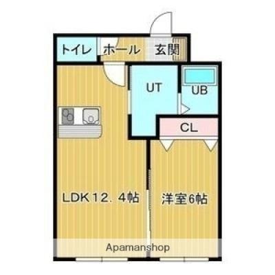 Ｐｒｅｍｉｅｒ　Ｃｈｏｕｅｔｔｅ　プルミエシュエット 203｜北海道函館市東山２丁目(賃貸マンション1LDK・2階・43.50㎡)の写真 その2