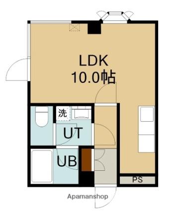 プラネットリバーサイド（プラネットリバーサイド） 406｜北海道函館市田家町(賃貸マンション1K・4階・23.49㎡)の写真 その2