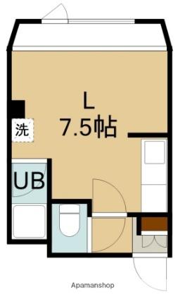 カネオビル柏木（カネオビルカシワギ） 203｜北海道函館市柏木町(賃貸マンション1R・2階・17.11㎡)の写真 その2