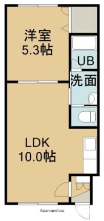 ピュアパレス函館III 406｜北海道函館市日乃出町(賃貸マンション1LDK・4階・35.92㎡)の写真 その2