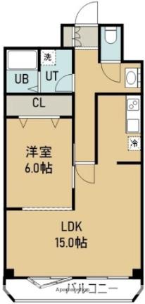 ロイヤルシティ弐番館青柳 202 ｜ 北海道函館市青柳町（賃貸マンション1LDK・2階・49.50㎡） その2