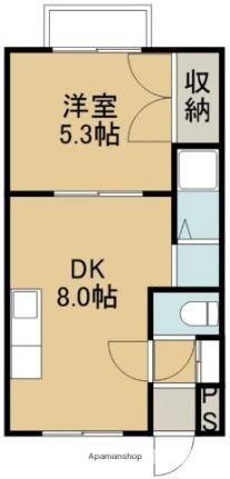 シャトーフラワー城 305｜北海道函館市海岸町(賃貸マンション1DK・3階・29.41㎡)の写真 その2