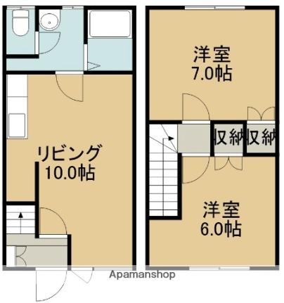 コーポ純5 507｜北海道北斗市東浜１丁目(賃貸アパート2LDK・1階・54.45㎡)の写真 その2