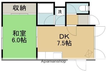 コムフォートハイツ 201 ｜ 北海道函館市高丘町（賃貸アパート1DK・2階・37.95㎡） その2