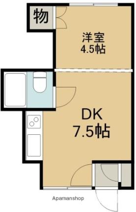 シャンポールわかさ 3-12｜北海道函館市柏木町(賃貸マンション1DK・3階・23.60㎡)の写真 その2