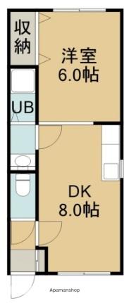 デミオ山の手（デミオヤマノテ） 101｜北海道函館市山の手２丁目(賃貸アパート1DK・1階・29.70㎡)の写真 その2