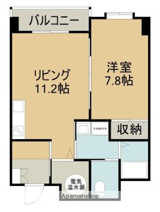 Ｇウェーブ松風（ジーウェーブマツカゼ） 502｜北海道函館市松風町(賃貸マンション1LDK・5階・46.43㎡)の写真 その2