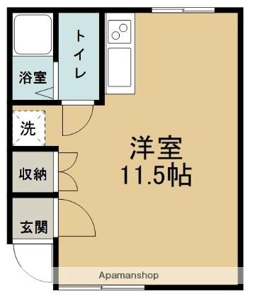 北海道網走市南八条東３丁目(賃貸アパート1R・2階・24.40㎡)の写真 その2