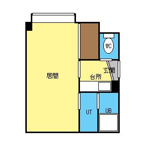 アン・ブローシア平岸 405｜北海道札幌市豊平区平岸四条６丁目(賃貸マンション1K・4階・22.28㎡)の写真 その2