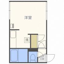 シャネル中の島伍番館 202 ｜ 北海道札幌市豊平区中の島一条８丁目（賃貸アパート1R・2階・16.22㎡） その2