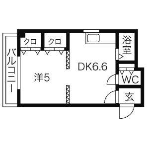 コーポラスＰａＰａ 302｜北海道札幌市中央区南十三条西１５丁目(賃貸マンション1DK・3階・30.78㎡)の写真 その2