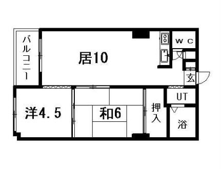 第2山本ハイツ 105｜北海道札幌市豊平区月寒西三条７丁目(賃貸マンション2LDK・1階・47.15㎡)の写真 その2