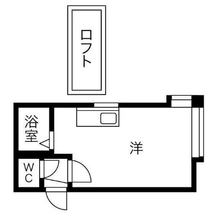 きらり豊平 201｜北海道札幌市豊平区豊平五条３丁目(賃貸アパート1LDK・3階・17.64㎡)の写真 その2