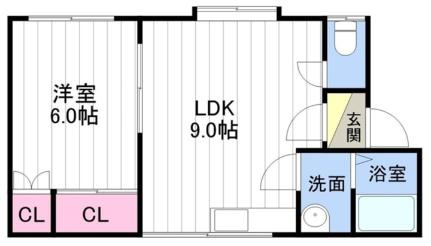 ホワイトコートカヤ12 203｜北海道札幌市豊平区平岸一条１２丁目(賃貸アパート1DK・3階・31.25㎡)の写真 その2