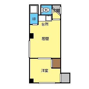 プルミエール平岸 201｜北海道札幌市豊平区平岸一条８丁目(賃貸マンション1DK・2階・21.00㎡)の写真 その2