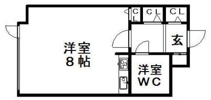 ダイアパレス白石 514｜北海道札幌市白石区南郷通１丁目北(賃貸マンション1R・5階・17.50㎡)の写真 その2