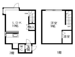 厚別駅 3.3万円