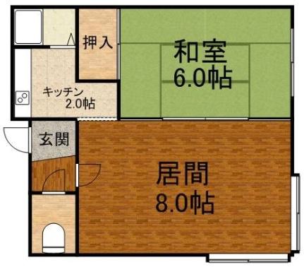 アルファワカヤマ 301｜北海道札幌市白石区北郷三条１丁目(賃貸アパート1LDK・3階・29.20㎡)の写真 その2