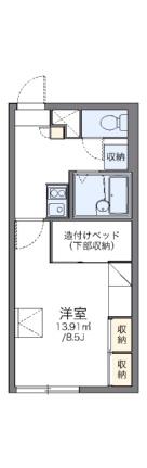 レオパレスソレーユI 103 ｜ 北海道江別市文京台南町（賃貸アパート1K・1階・23.18㎡） その2