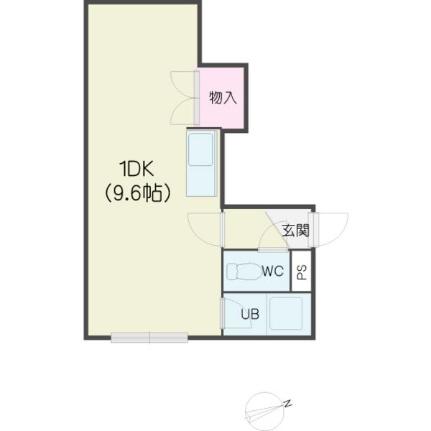 パルコート平岸411 501｜北海道札幌市豊平区平岸四条１１丁目(賃貸マンション1DK・5階・22.70㎡)の写真 その3