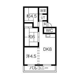 カワベビル 407｜北海道札幌市豊平区平岸三条１７丁目(賃貸マンション3DK・4階・54.34㎡)の写真 その2