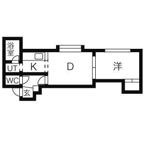 オレンジピール壱番館 202｜北海道札幌市白石区栄通２１丁目(賃貸アパート1DK・2階・32.40㎡)の写真 その2