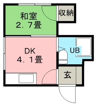 北海道札幌市白石区本通１２丁目南(賃貸アパート1DK・1階・16.20㎡)の写真 その2