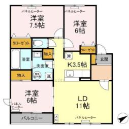 白石駅 9.5万円