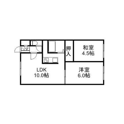 32ハイツ 5｜北海道札幌市白石区中央三条２丁目(賃貸アパート2LDK・2階・40.40㎡)の写真 その2
