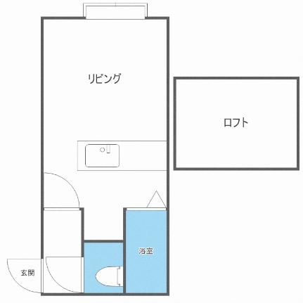 ラフォーレ壱番館 203｜北海道江別市文京台南町(賃貸アパート1R・3階・19.50㎡)の写真 その2