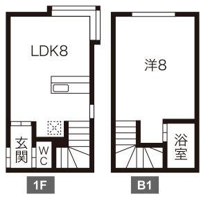 フェリオ文京台 102｜北海道江別市文京台(賃貸アパート1DK・1階・36.30㎡)の写真 その2