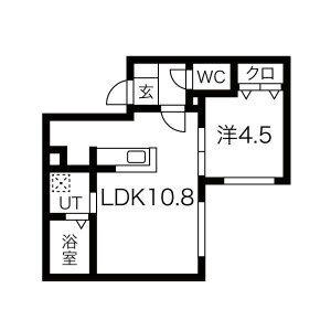 Ｌｉｅｎ新さっぽろ 402｜北海道札幌市厚別区厚別中央三条４丁目(賃貸マンション1LDK・4階・35.15㎡)の写真 その2