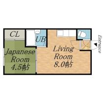 享ハイツ 0205 ｜ 北海道札幌市豊平区平岸三条１７丁目（賃貸アパート1LDK・2階・28.21㎡） その2