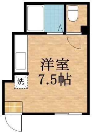 東札幌セントラル 207｜北海道札幌市白石区東札幌四条４丁目(賃貸アパート1R・2階・21.06㎡)の写真 その2